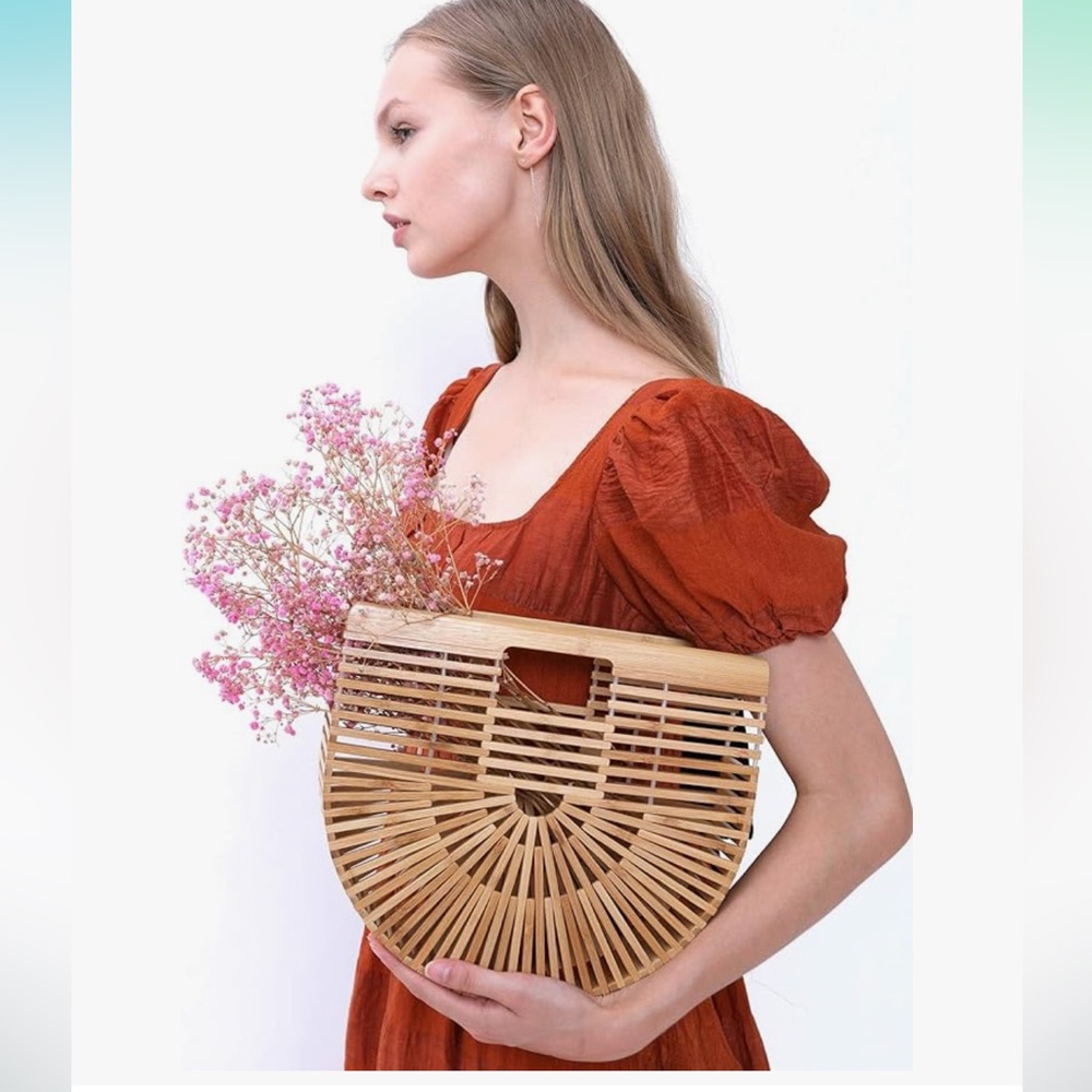 Elegant Bamboo Women's Handbag